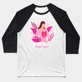 In October We Wear Pink Breast Cancer Awareness Survivor Baseball T-Shirt